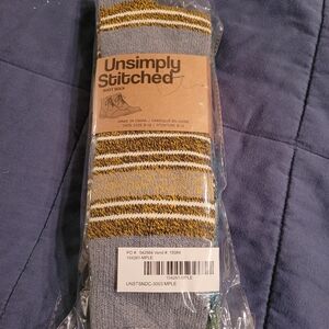 One set of 3 pairs of Boot Socks - Unsimply Stitched